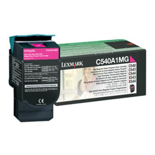 [LEXMARK_C540A1MG] Lexmark TONER LEXMARK MAGENTA RETURN C540/43/44 X543/544