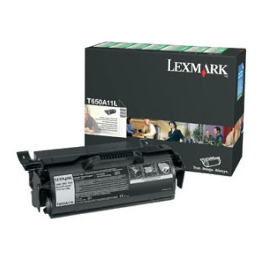 [LEXMARK_T650A11L] Lexmark TONER LEXMARK REND ESTANDAR PROGRAMA RETORNO T65X