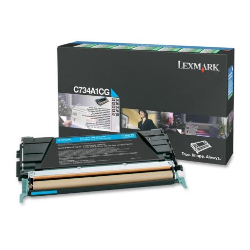 [LEXMARK_C734A1CG] Lexmark TONER LEXMARK CIAN 6K RETURN PROG