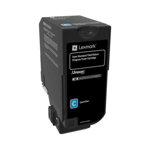 [LEXMARK_74C4SC0] Lexmark Tóner Lexmark Rendimiento Estándar Programa Retorno CS720DE Color Cian