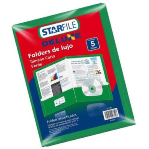 [MAPASA_PY1063] Mapasa Folder Mapasa Deluxe Carta 24x30 Color Verde C/5 Pzas
