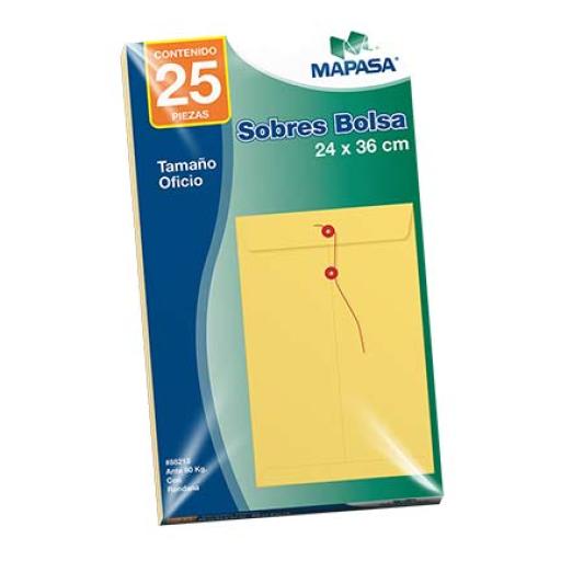 [MAPASA_IA0190] Mapasa SOBRE BOLSA MAPASA OFICIO ANTE 80KG C/R 10 BOLSAS C/25