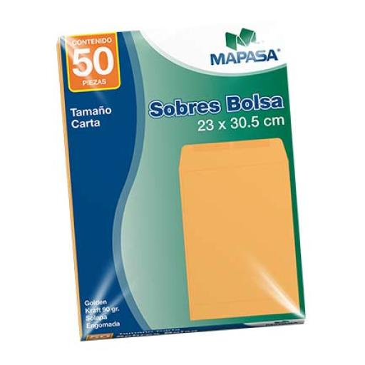 [MAPASA_IA0316] Mapasa SOBRE BOLSA MAPASA PANUCO CARTA 10 BOLSAS C/50