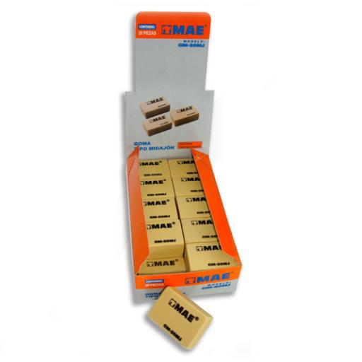 [MAE_GM-20MJ] MAE GOMA MAE CAFÉ TIPO MIGAJON 20 PIEZAS