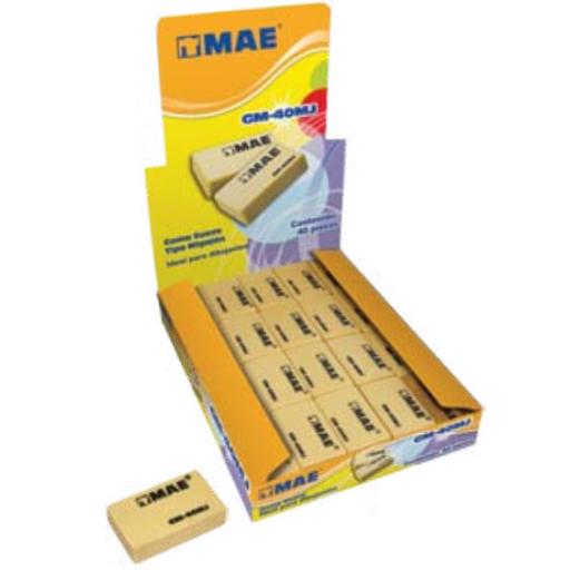 [MAE_GM-40MJ] MAE GOMA MAE CAFÉ TIPO MIGAJON 40 PIEZAS