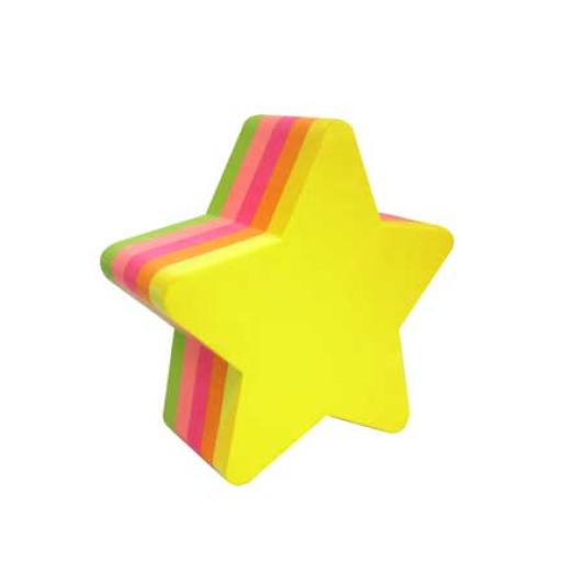 [MAE_332504] MAE CUBO MAE NEON 64X67MM 5 COLORES ESTRELLA 250 HOJAS
