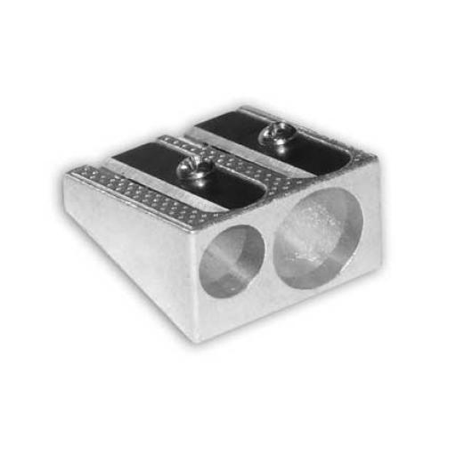 [MAE_SMT2-12] MAE SACAPUNTAS MAE METALICO DOBLE TRIANGULAR C/12 PZAS