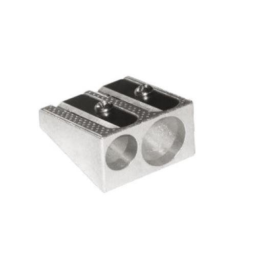 [MAE_SMT2-12] MAE SACAPUNTAS MAE METALICO DOBLE TRIANGULAR C/12 PZAS