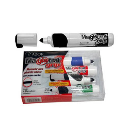 [MAGISTRAL_8394] MAGISTRAL  MARCADOR MAGISTRAL 8394 GRIP C/4 COLORES SURTIDOS