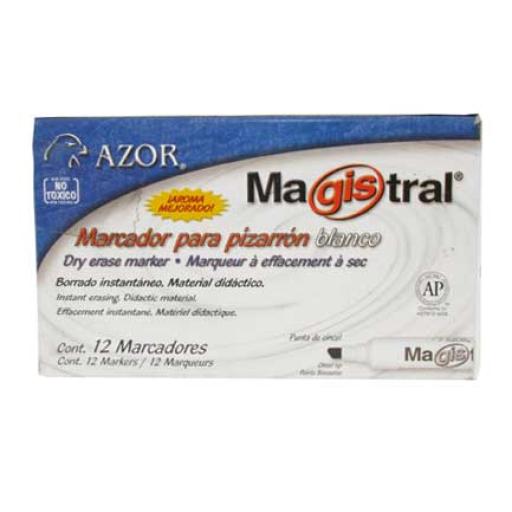 [MAGISTRAL_83407] MAGISTRAL  MARCADOR MAGISTRAL 83407 CAFE PARA PIZARRON C/12