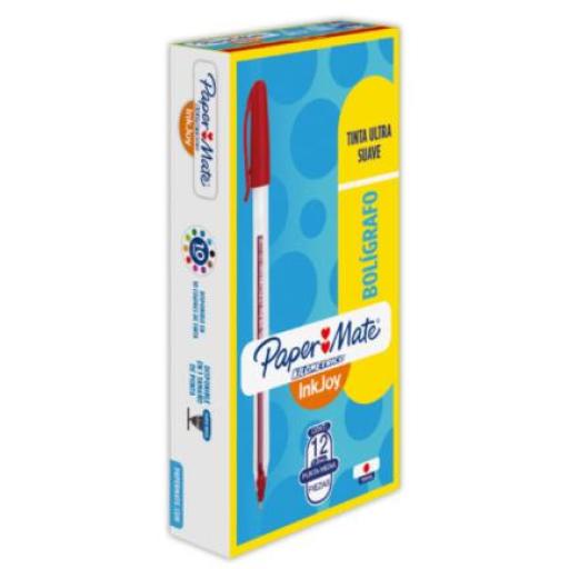 [PAPERMATTE_LA3532] PAPERMATTE  Boligrafo Papermate Kilometrico Rojo 1.0MM C/12