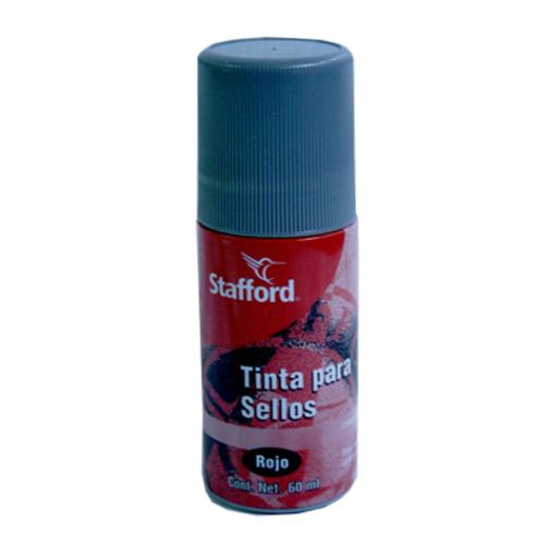 [STAFFORD_COC6000] Stafford Tinta P/Sellos Stafford Roll-On Rojo 60Ml