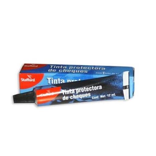 [STAFFORD_COG2000] Stafford Tinta Protectora Stafford para Cheques Negra 12Ml