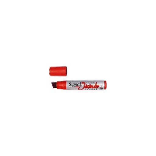 [SIGNAL_43000RO] Signal Marcador Permanente Signal Jumbo Rojo C/4 Pqte