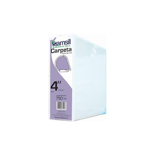 [SAMSILL_16797] Samsill Carpeta Vinil Samsill "D" Blanca 4" P/750 Hjs C/10