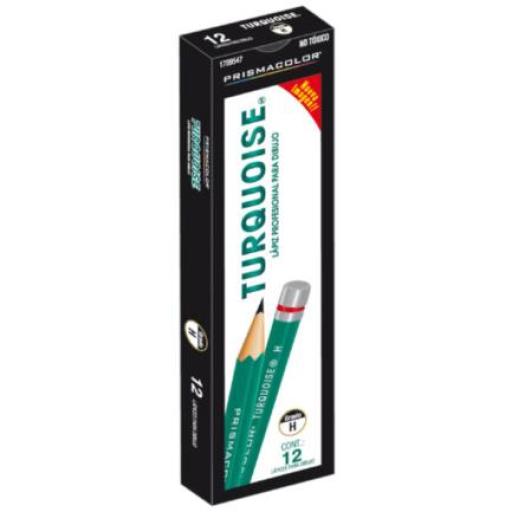 [TURQUOISE_10103014547] TURQUOISE  LAPIZ BEROL TURQUOISE GRADO H C/12