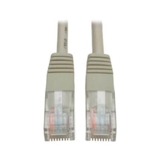 [TRIPPLITE_N002-004-GY] Tripp Lite CABLE PATCH TRIPP-LITE MOLDEADO CAT5E GRIS DE 350MHZ (RJ45 M