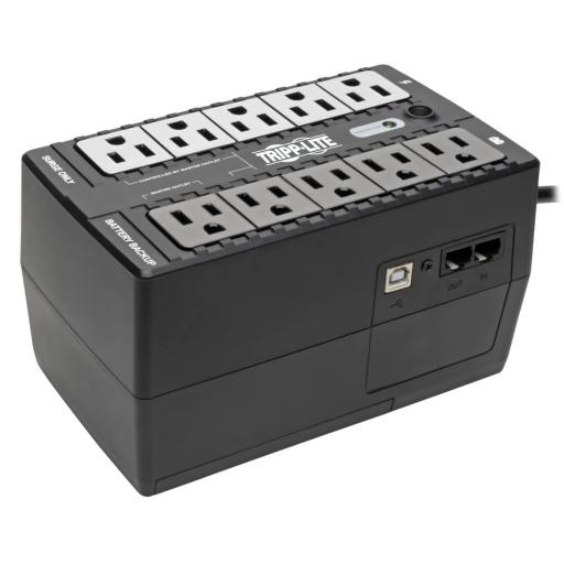 [TRIPPLITE_ECO550UPS] Tripp Lite UPS Tripp Lite Standby 550VA 300W 10 Contactos NEMA 5-15R 120V 50Hz/60Hz Clavija 5-15P