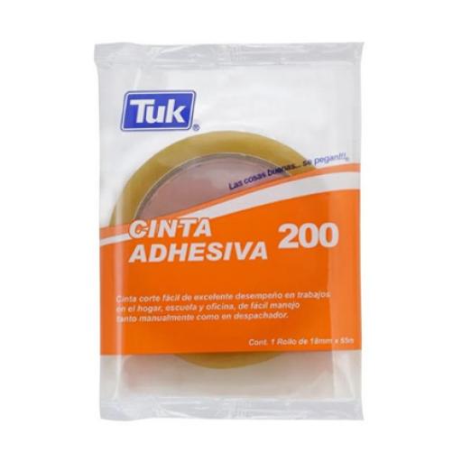 [TUK_200 18X65] TUK Cinta Adhesiva Tuk 200 .018x65m C/48