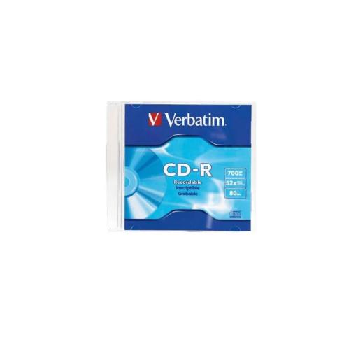 [VERBATIM_94776] Verbatim Disco Compacto Verbatim R 52X 80Min 700MB Slim Case