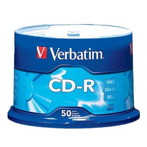 [VERBATIM_94691] Verbatim Disco Compacto Verbatim R 52X 80Min 700MB C/50