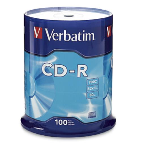 [VERBATIM_94554] Verbatim Disco Compacto Verbatim R 52X 80Min 700MB C/100