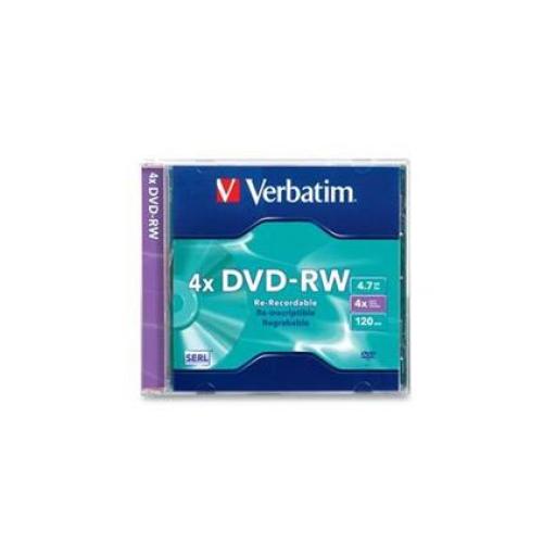 [VERBATIM_94836] Verbatim DVD-RW Verbatim 4.7GB DL+4X Single Jewel Case