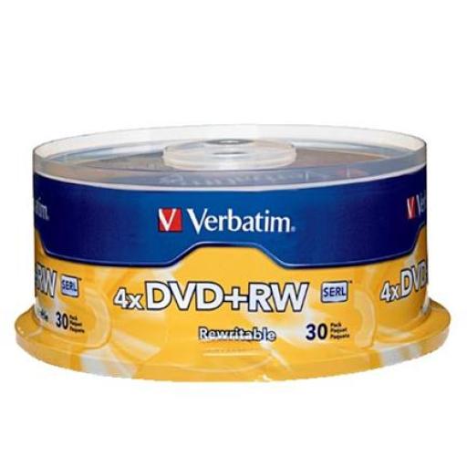 [VERBATIM_94834] Verbatim DVD+RW Verbatim 4.7GB 4X C/30