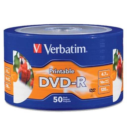 [VERBATIM_97167] Verbatim DVD-R Verbatim 4.7GB 16X Blanco Spindle C/50