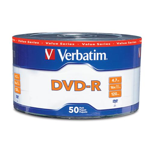 [VERBATIM_97493] Verbatim DVD-R Verbatim 4.7GB 16x C/50