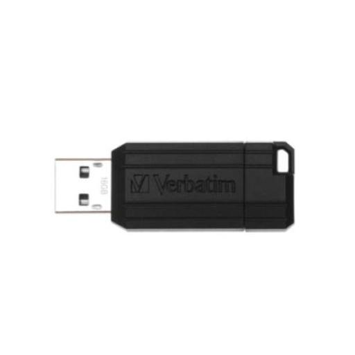 [VERBATIM_49063] Verbatim Memoria USB Verbatim Unidad PinStripe 16 GB Color Negro