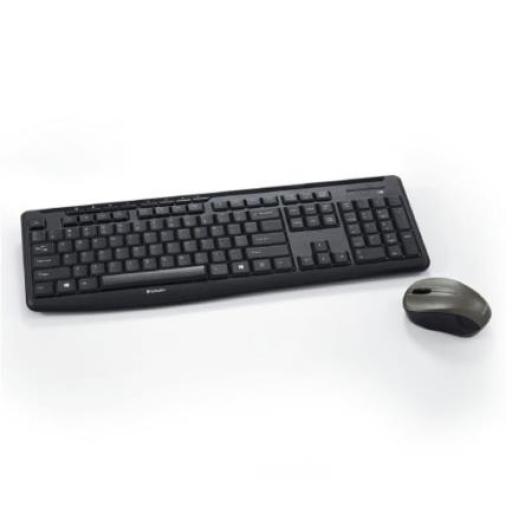 [VERBATIM_99779] Verbatim Teclado y Mouse Verbatim Silent Inalámbrico Color Negro