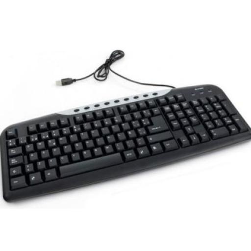 [VERBATIM_98109] Verbatim Teclado Verbatim Multimedia USB Color Negro