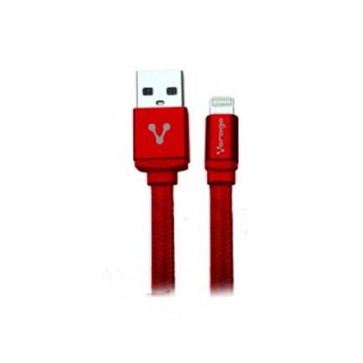 [VORAGO_CAB-119 ROJO] Vorago CABLE VORAGO CAB-119 ROJO USB-APPLE LIGHTNING 1 METRO ROJO B