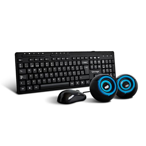[VORAGO_AC-397585-1] Vorago KIT VORAGO TECLADO Y MOUSE KMS-104 BOCINAS