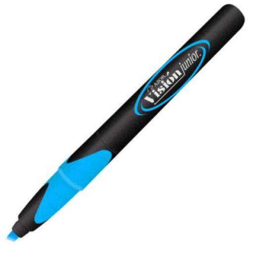 [VISIONPLUS_2800AZ] Vision Plus Marcador Resaltador Visión Junior 2800 Fluorescente Punta Cincel Color Azul C/12 Pzas