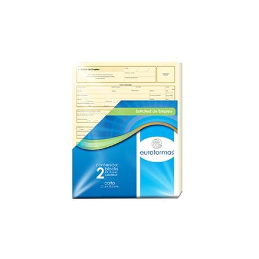 [EUROFORMAS_ER0107] EUROFORMAS  SOLICITUD EMPLEO EUROFORMAS CTA 25 HOJAS 2 BLOCKS