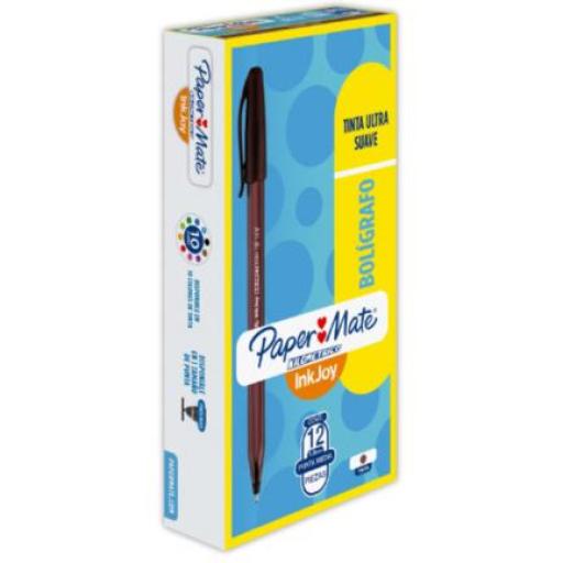 [PAPERMATTE_18822] PAPERMATTE  BOLÍGRAFO PAPERMATE KILOMÉTRICO CAFE 1.0MM C/12