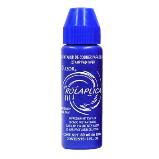 [ROLAPLICA_587AZ] ROLAPLICA  TINTA ROLAPLICA 587 AZUL SELLO 60CC