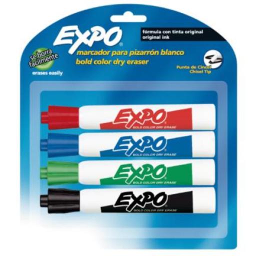 [SANFORD_83074] Sanford Marcador Sanford Expo 83074 C/4 Cincel Pizarron Blanco