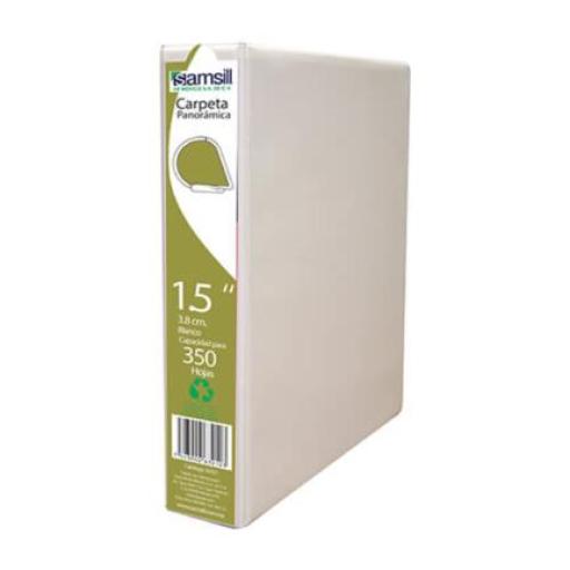 [SAMSILL_16757] Samsill Carpeta Samsill 1 1/2" "D" Blanca C/12
