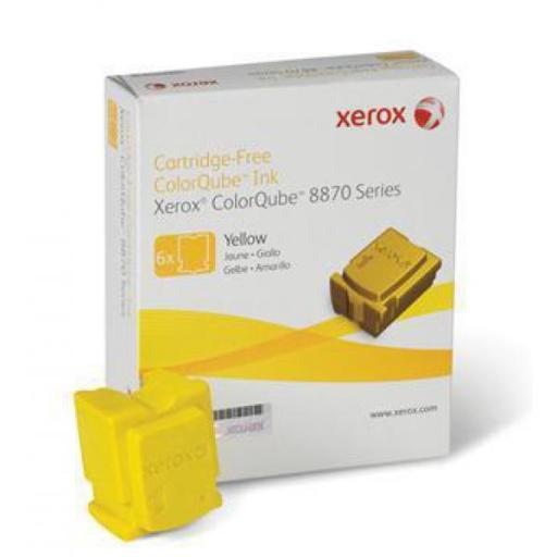 [XEROX_108R00960] Xerox TINTA XEROX SOLIDA AMARILLO 6 BARRAS 17.300 PAG.