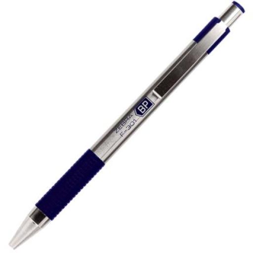 [ZEBRA_7001-01] Zebra BOLIGRAFO ZEBRA RETRACTIL F-301A 0.7MM AZUL C/12