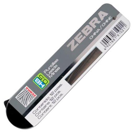 [ZEBRA_0900] Zebra PUNTILLAS ZEBRA HB .5MM TUBO C/12