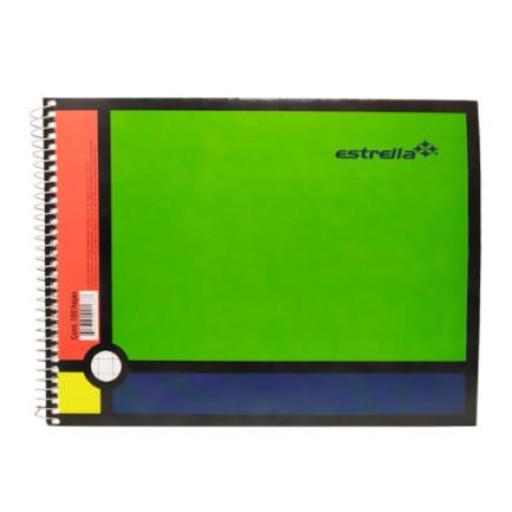 [ESTRELLA_172] Estrella Cuaderno Estrella Espiral Forma Italiana C5 C/100 Hojas