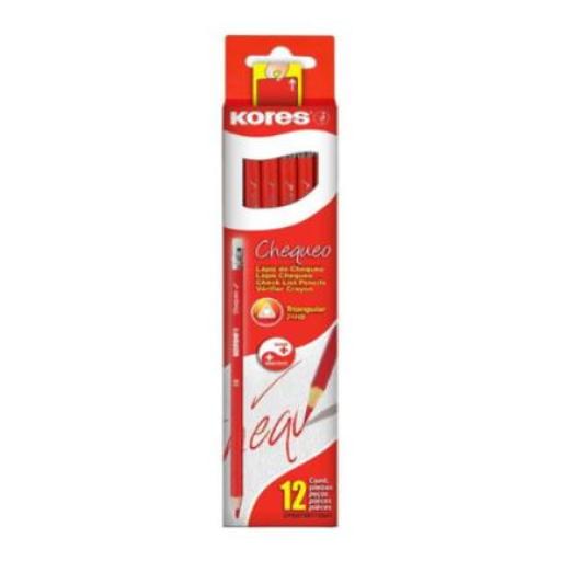 [KORES_94013.63] Kores Lápiz Chequeo Kores Triangular Caja C/12 Pzas