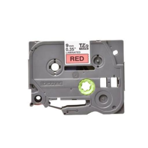 [BROTHER_TZE421] Brother Cinta Brother TZe421 Laminada Estándar Texto Negro sobre Cinta Roja 9mmx8m