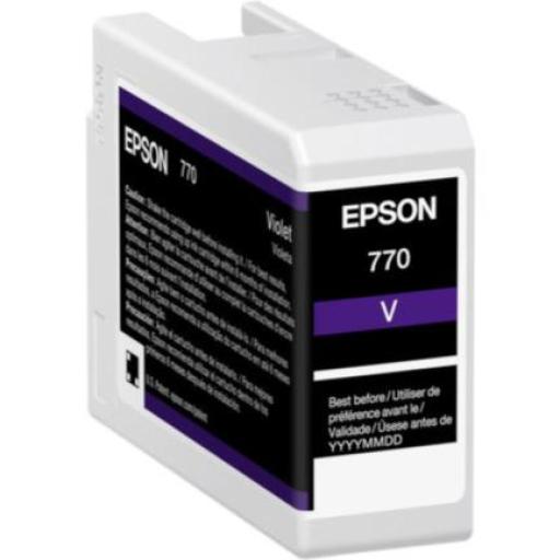 [EPSON_T770020] Epson Tinta Epson UltraChrome PRO10 T770 25ml Color Violeta