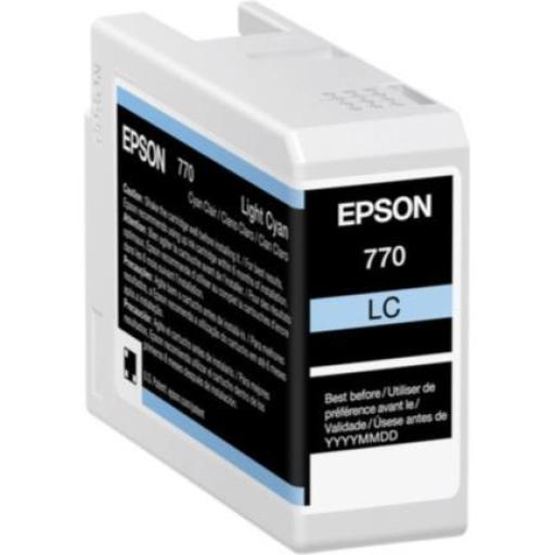 [EPSON_T770520] Epson Tinta Epson UltraChrome PRO10 T770 25ml Color Cian Claro