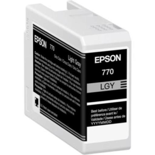 [EPSON_T770920] Epson Tinta Epson UltraChrome PRO10 T770 25ml Color Gris Claro